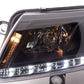Audi A6 (C6 4F) Black Xenon LED Headlights with Daytime Running Lights (2004-2008)