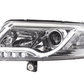 Audi A6 (C6 4F) Chrome LED Headlights with Daytime Running Lights (2004-2008)