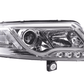 Audi A6 (C6 4F) Chrome LED Headlights with Daytime Running Lights (2004-2008)