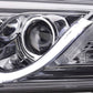 Audi A6 (C6 4F) Chrome LED Headlights with Daytime Running Lights (2004-2008)