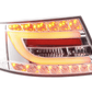 Audi A6 (C6/4F) Sedan Chrome Clear LED Taillights Set (2004-2008)