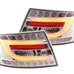 Audi A6 (C6/4F) Sedan Chrome Clear LED Taillights Set (2004-2008)