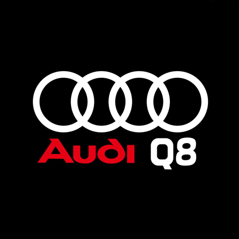 Audi Q8 e-tron Premium Door Puddle Lights Various  Designs 2018 - 2026