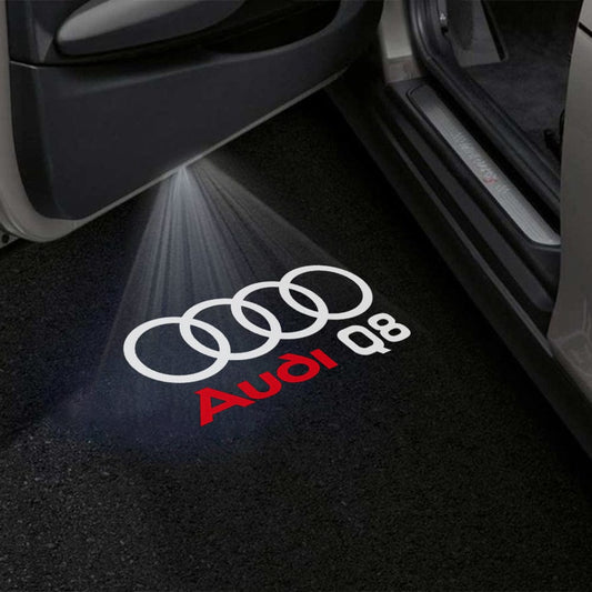 Audi Q8 Premium Door Puddle Lights Various Designs 2018-2026