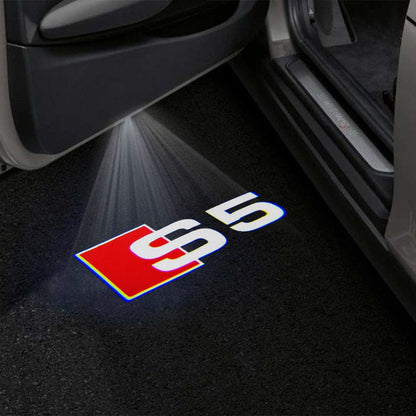 Audi S5 / RS5 Premium Door Puddle Lights Various Designs 2007-2026