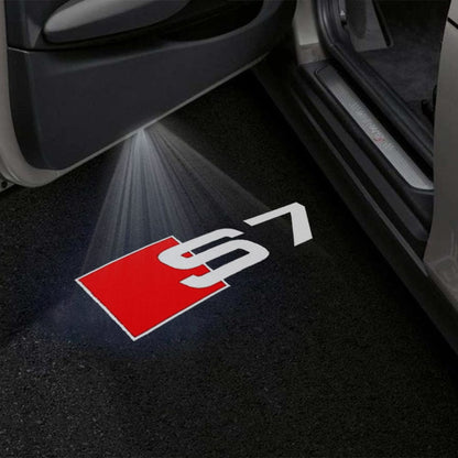 Audi S7 Premium Door Puddle Lights Various Designs 2012-2026