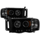 Spyder Dodge Ram 1500 02-05 03-05 Projector Headlights CCFL Halo LED Blk Smke PRO-YD-DR02-CCFL-BSM 5078797
