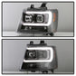 Spyder 07-14 Chevy Suburban/1500/2500/Tahoe V2 Projector Headlights All Blk PRO-YD-CSUB07V2-DRL-BKV2 5085986