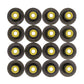 Cometic Gasket Cometic .265in x .500in x .635in x 1.126in Metal Jacket Valve Stem Seal - Yellow - 16 Pack 3218V-16