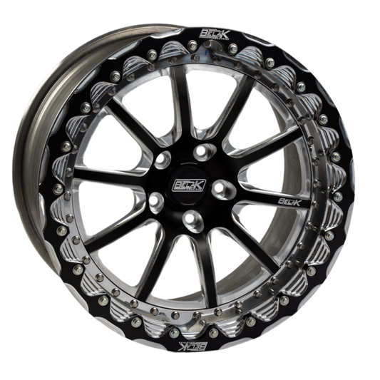 Belak Wheels Belak 18x10 / 6.75in BS / 5x114.3 BP / High Pad / Series 4 Wheel - Single Beadlock 18105114S46BS-SBL