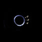 Anzo 2003-2006 Honda Element Projector Headlights w/ Halo Black
