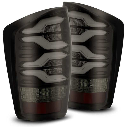 AlphaRex 16-20 Toyota Tacoma PRO-Series LED Tail Lights Jet Black 680010 *Discontinued