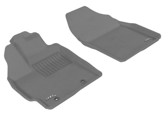 3D MAXpider 2012-2017 Toyota Prius/Prius V Kagu 1st Row Floormat - Gray L1TY09211501