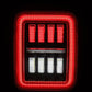 AlphaRex 19-24 Jeep Gladiator JT Nova-Series Prismatic LED Tail Lights - Black-Red 602070 *Discontinued