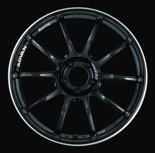 Advan RZII 17x8 +54 5-114.3 Racing Gloss Black & Ring Wheel YAZ7G54EB
