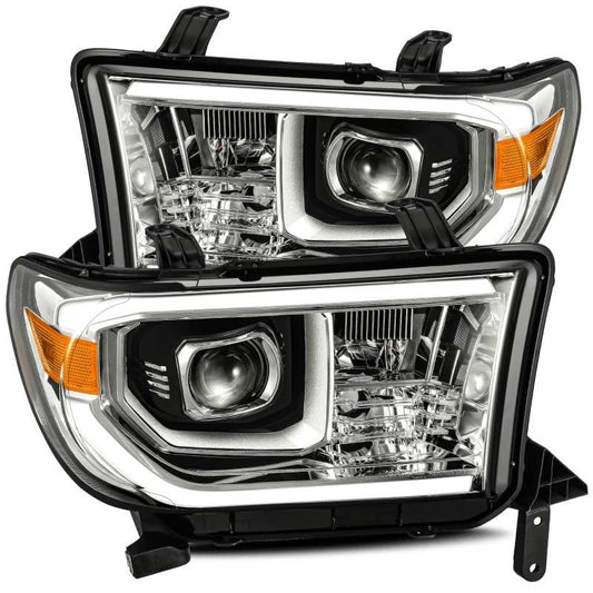 AlphaRex 07-13 Toyota Tundra PRO-Series Projector Headlights Plank Style Chrome w/Activation Light 880786 *Discontinued