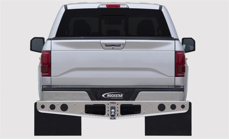 Access Rockstar 17-19 Ford F-250/F-350 Diamond Plate Finish Hitch Mounted Mud Flaps A1010072