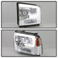 Spyder Platinum Ford F250/350/450 05-07 High-Power LED Module Proj. Headlights-Chrome (PRO-YD-FS05V2 5087904