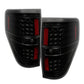 SPYDER Xtune Ford F150 09-14 LED Tail Lights Black Smoke ALT-JH-FF15009-LED-BSM 9025655