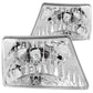 Anzo 1998-2000 Ford Ranger Crystal Headlights Chrome