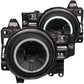 Anzo 2007-2013 Toyota Fj Cruiser Projector Headlights w/ Halo Black
