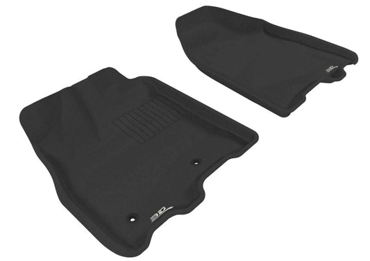 3D MAXpider 2011-2012 Toyota Sienna Kagu 1st Row Floormat - Black L1TY05611509