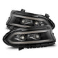 AlphaRex 15-23 Dodge Charger LUXX-Series LED Proj Headlights Black w/Activtn Lgt & Seq.Sig / SB DRL 880599 *Discontinued