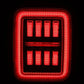 AlphaRex 19-24 Jeep Gladiator JT Nova-Series Prismatic LED Tail Lights - Black-Red 602070 *Discontinued