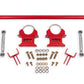BMR Suspension BMR 79-04 Ford Mustang 1.25in Rear Weld-on Anti-roll Bar Kit - Hollow - Red ARB730R