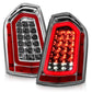 Anzo 11-14 Chrysler 300 Led Taillights Chrome w/ Sequential