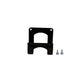 Aeromotive Filter Mounting Bracket, Black Spring Steel, Rubber Coated