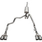 CORSA Performance Corsa 19-23 Chevrolet Silverado 1500 Cat-Back Dual Rear Exit with Twin 4in Polished Pro-Series Tips 21200