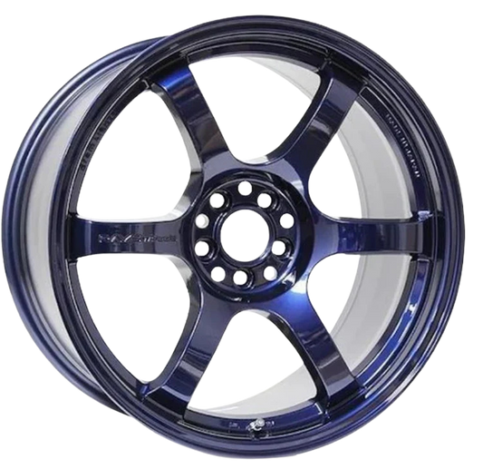Gram Lights 57DR 18x9.5 +38 5-114.3 Eternal Blue Pearl Wheel