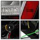 SPYDER 13-16 Audi A4 4DR LED Tail Lights LED Clear Reverse Lights - Black ALT-YD-AA413-SEQ-BK 5087171