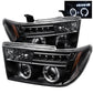 Spyder Toyota Tundra 07-133 Projector Headlights LED Halo LED Blk PRO-YD-TTU07-HL-BK 5012029