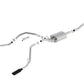Borla 14 Sierra 1500 C/B S-Type Exh/2.75in Into Dual 2.25in Out 4in Split Rear Exit-Black Chrome 140536BC