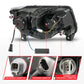 ANZO 11-13 Jeep Grand Cherokee (Factory Halogen Only) Projector Headlights w/Light Bar Swchbk Chrome 111569