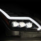 AlphaRex 08-13 Infiniti G37 NOVA LED Proj Headlights Alpha Black w/Activ Light/Seq Signal/Switch DRL 881986 *Discontinued