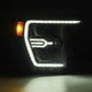 AlphaRex 21-22 Ford F150 Luxx-Series Projector Headlights Black w/Activ Light/Seq Signal 880139 *Discontinued