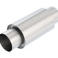 Borla 3 -1/2in In/Out x 5in Round x 8in Long XR-1 Sportsman Shorty Racing Muffler 40004S