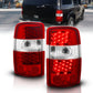 Anzo 2000-2006 Chevrolet Suburban LED Taillights Red/Clear