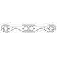 Cometic Gasket Cometic Chevy Gen1 Small Block V8 .060in Fiber Exhaust Mani Gskt Set-1.500in Round Port-23 Deg Head C5549HTS
