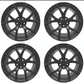 Ford Racing 15-20 Mustang19x10.5in & 19x11in Wheel Kit w/TPMS - Matte Black M-1007K-DC19XMB
