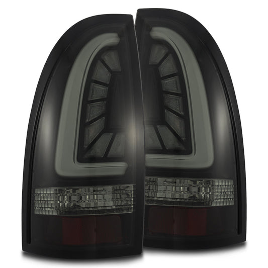 AlphaRex 05-15 Toyota Tacoma PRO-Series LED Tail Lights Jet Black 680030 *Discontinued