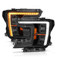 ANZO 18-20 Ford F-150 (w/Factory Halogen) Z-Series Full LED Proj Headlights Init/SeqSig - Pair 111589X