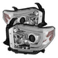 Spyder Toyota Tundra 2014-2016 Projector Headlights Light Bar DRL Chrome PRO-YD-TTU14-DRL-C 5080141
