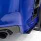 OLM Paint Matched/Gloss Black Rear Bumper Lip - World Rally Blue - 2015-2021 Subaru WRX / STI