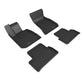3D MAXpider 22-23 BMW i4 (G2 6) R1 R2 Floor Mat - Kagu Black L1BM12901509