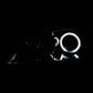 Anzo 2004-2008 Mazda 3 Projector Headlights w/ Halos Chrome