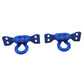 Ford Racing 17-22 Super Duty Tow Hooks - Blue (Pair) M-18954-SDB
